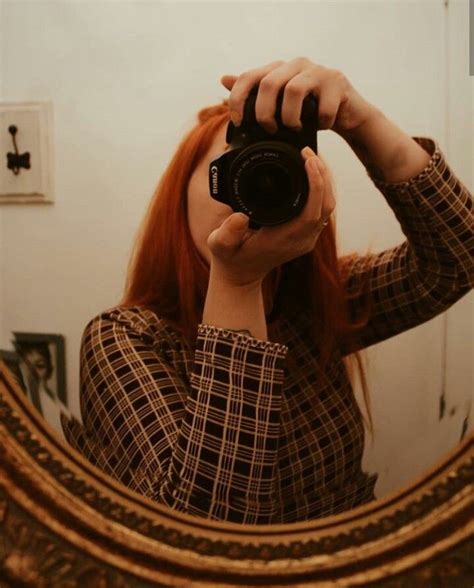 Redhair Ginger Girl Mirror Camera