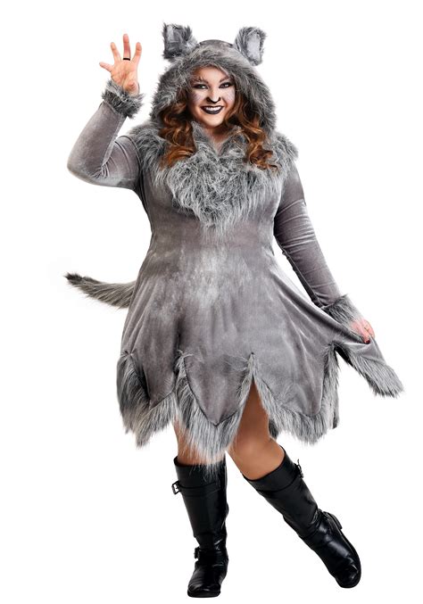 Womens Plus Size Wolf Costume Werewolf Costumes