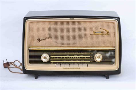 Old Vintage Gallery Radio Telefunken Bandola 7161w Western Germany