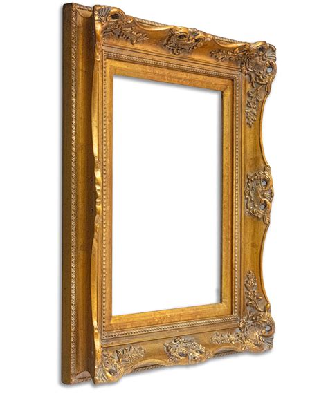 Ready Made Baroque Antique Gold Wooden Picture Frame