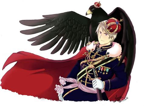 Prussia And His Eagle Prussia Hetalia Hetalia Anime Eagle Drawing Hetaoni Hetalia Axis