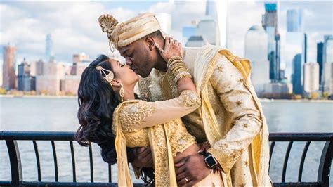 The Arijes Wedding Interracial Wedding African And Indian
