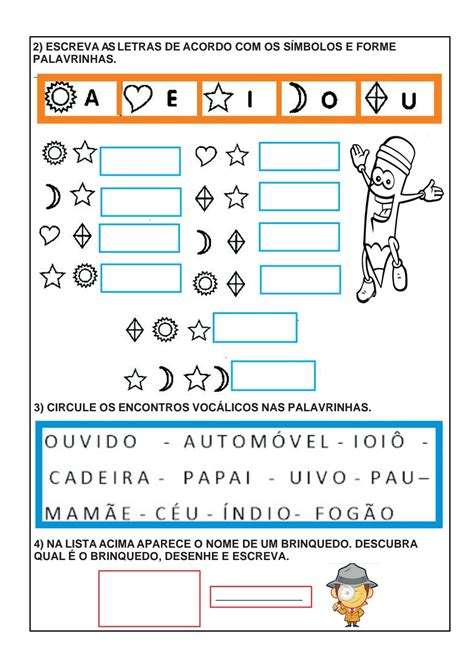 Vogais E Alfabeto Atividade De L Ngua Portuguesa Para Trabalhar Vogais E Alfabeto