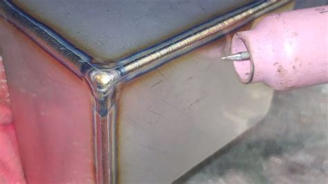 Three Ways To Tig Welding The Outside Of 2mm Thin Stainless Steel Plate Corner Joint Youtube