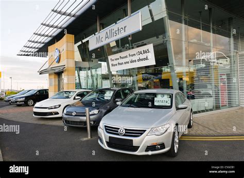 Volkswagen Car Dealership Stock Photo Alamy