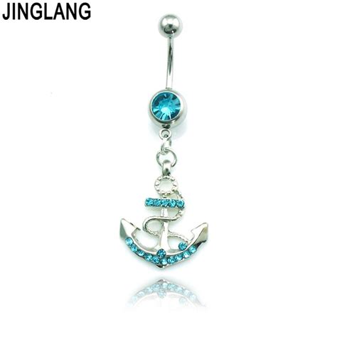 New Fashion Belly Button Rings Surgical Steel Dangle Delicate