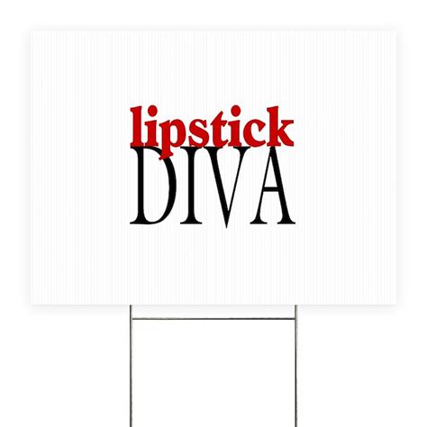 Lipstick Diva Yard Sign By Whimsicalbyshelley