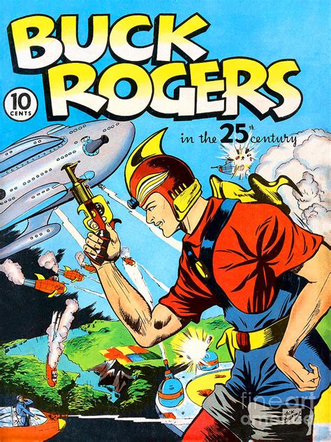 Classic Comic Book Cover Buck Rogers First Issue Photograph By