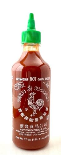 Huy Fong Sriracha Hot Chili Sauce 17 Oz Fred Meyer
