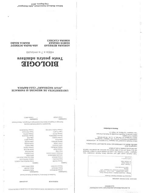 La medicină, cea mai mare notă obținută la concursul de admitere a fost 9,82 iar cea mai mică 7,86, la medicină dentară 8,82 a fost cea mai. Admitere UMF CLUJ