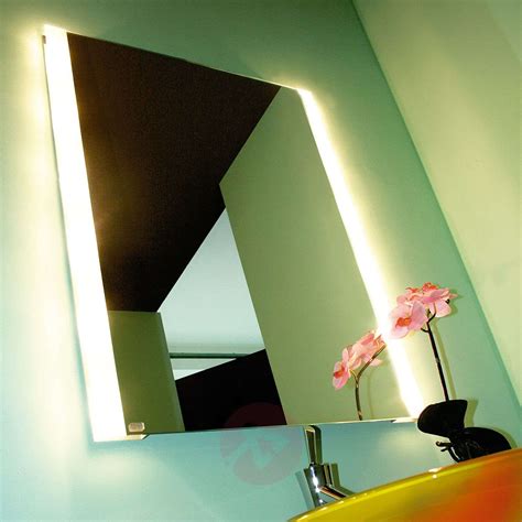 Corner wall mirror BRIGHTLIGHT, illuminated | Lights.ie