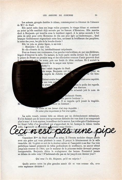 Rene Magritte Tribute Ceci N Est Pas Une Pipe Etsy