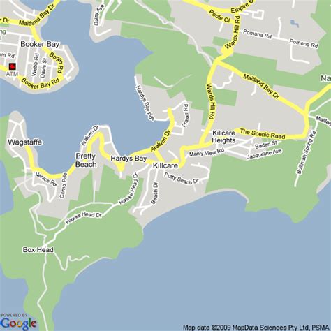 Large detailed map of new south wales with cities and towns. Map of Killcare, NSW | Hotels Accommodation