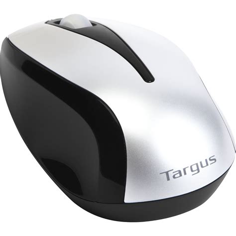 Wireless Optical Laptop Mouse Silver Amw06005us Mice Targus