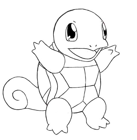 Squirtle Coloring Pages To Download And Print For Free