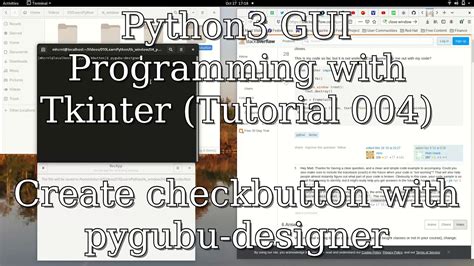 Python3 Gui Programming With Tkinter Tutorial 004 Create