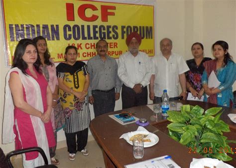 Icf Holds 1st Ever Meet Of Jk Chapter Jammu Kashmir Latest News