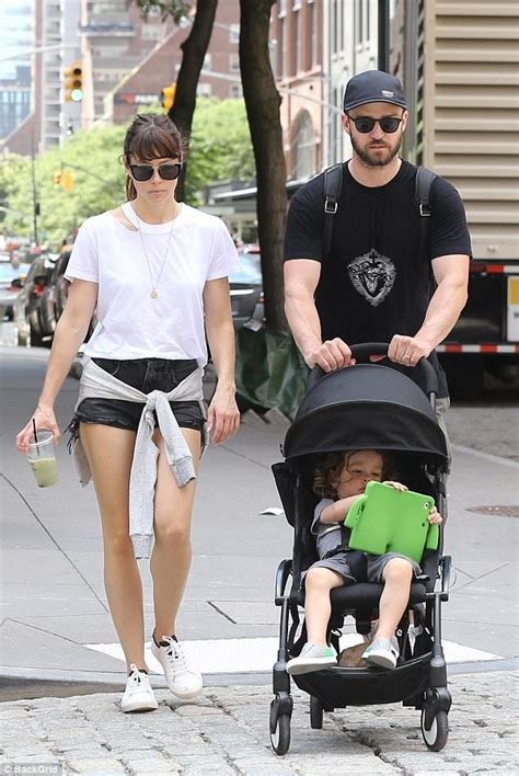 Listen to what she said. Justin Timberlake and Jessica Biel occupy son Silas with a ...