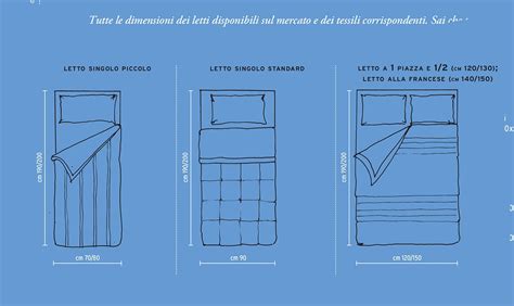 Il materasso singolo standard è di misura 80 x 190 centimetri, questa è la tipica dimensione che si usa nei letti e nei castelli e viene considerata la piazza standard. Misure: letti, lenzuola, coperte e piumini - CasaFacile