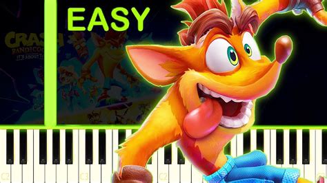 Crash Bandicoot 4 Theme Easy Piano Tutorial Acordes Chordify