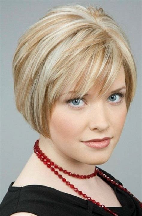Short Hair Styles For Round Faces Short Hair With Layers Short Hair