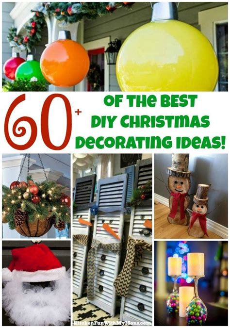 Twirl up your home with these festive ideas. 60+ of the BEST DIY Christmas Decorations - Kitchen Fun ...