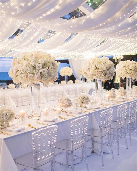 All White Wedding Decor Jenniemarieweddings