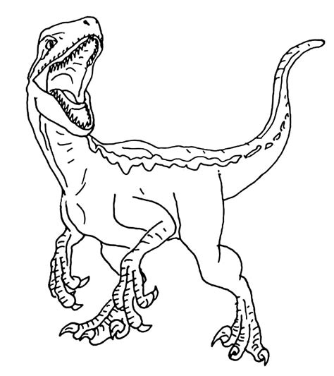 Dibujo De Jurassic World Para Colorear