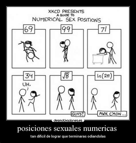 Posiciones Sexuales Numericas Desmotivaciones