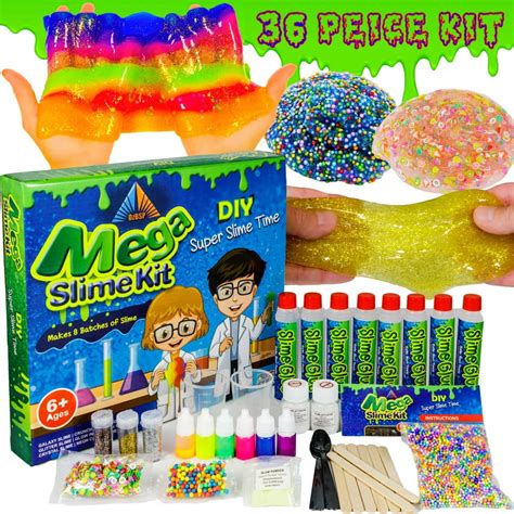 Ozbsp Mega Slime Kit Diy Slime Making Kit For Boys And Girls