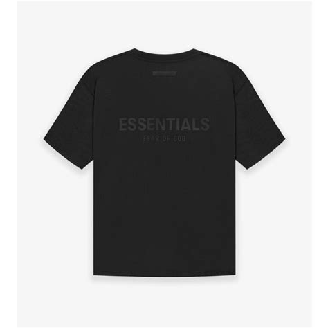 Fear Of God Essentials T Shirt Black Ss21