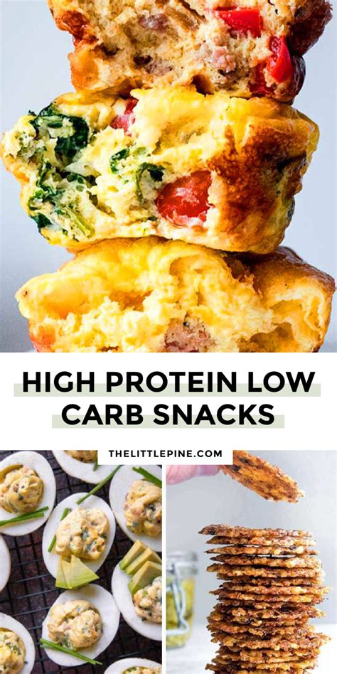 22 Best High Protein Low Carb Snacks Little Pine Kitchen