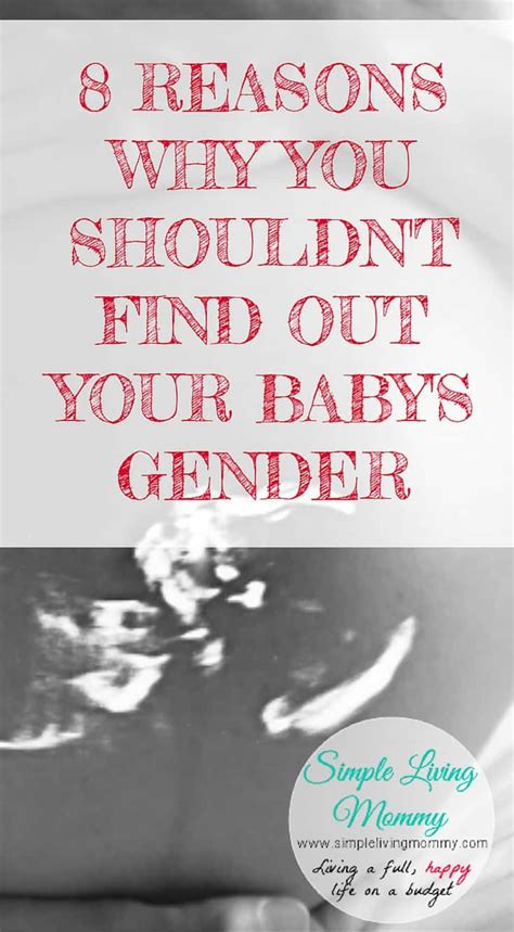 8 Reasons To Not Find Out Your Babys Gender Simple