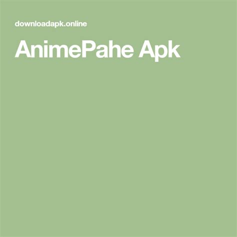 Animepahe Apk Online Anime Android Smartphone Android