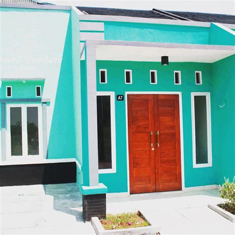 Warna Cat Luar Rumah Terkini 2018 Warna Luar Bagus Dinding Perpaduan Kombinasi Coklat Tampak