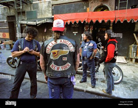 Hells Angels Of New York At 80 Ties Stock Photo Alamy