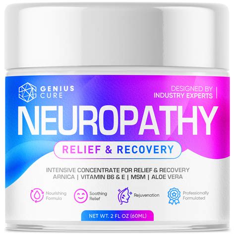 Genius Neuropathy Nerve Pain Relief Cream Smart Maximum Strength