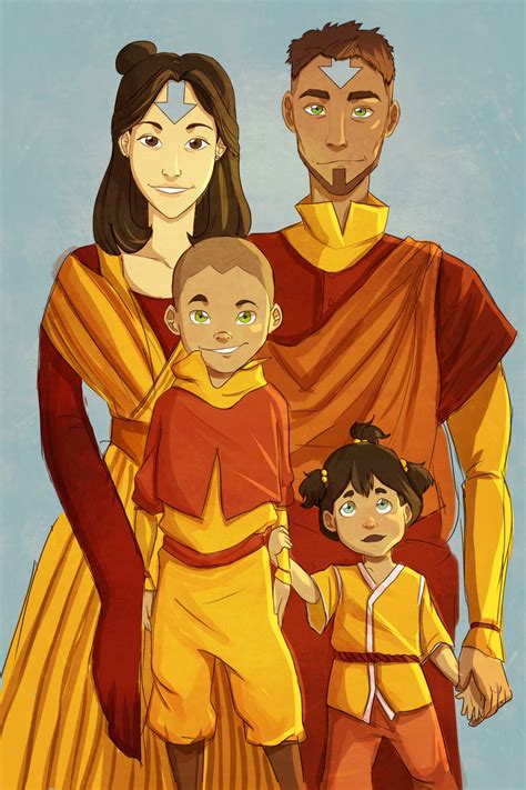 Kainora And Kids Avatar Cartoon Avatar Fan Art Avatar Characters