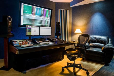 Fm Design Blue On Blue Studios Recording Studio Home Home Studio