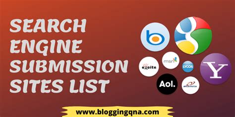 Best Search Engine Submission Sites List With High Da
