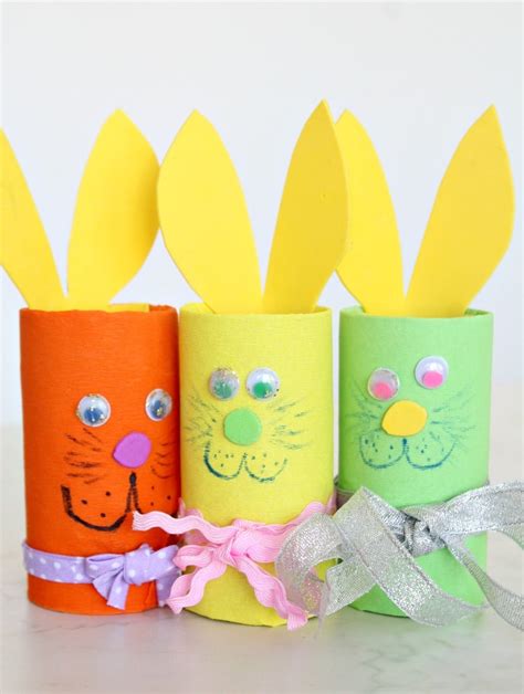 Ermittlung Regenschirm Kreis Easter Bunny Toilet Paper Roll Craft Reich