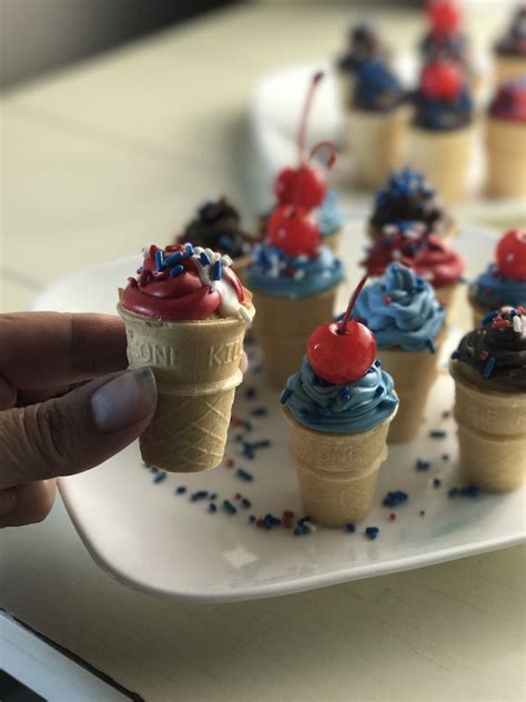 Mini Ice Cream Cone Cupcakes Recipe Just Plum Crazy