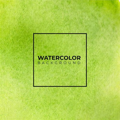 Premium Vector Green Watercolor Wash Texture Abstract Background