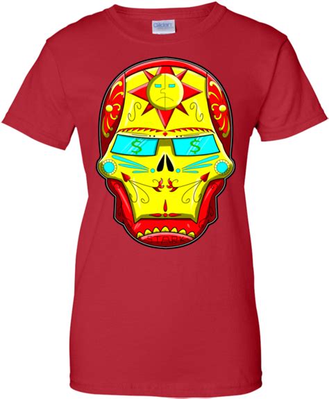 Ironman Sugar Skull Marvel Comics T Shirt And Hoodie Iron Man Sugar