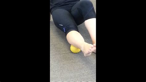 Use Of Spiky Ball To Loosen Muscles Self Massage Technique Youtube