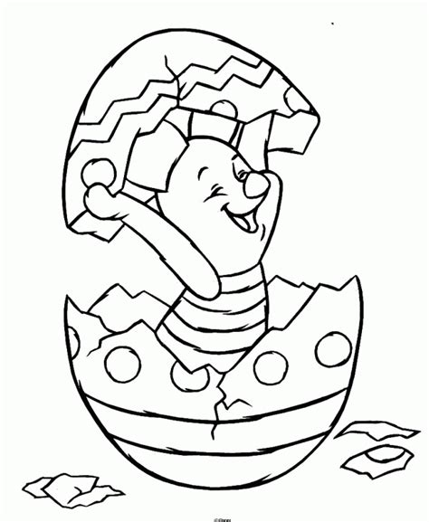 Winnie The Pooh Easter Coloring Pages Clip Art Library