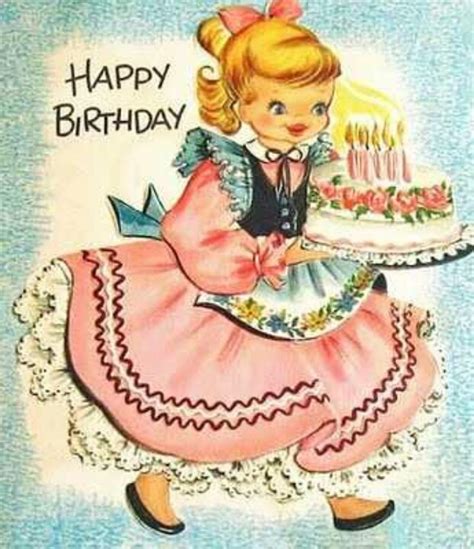 52 Best Vintage Greeting Cards Images On Pinterest Happy Birthday