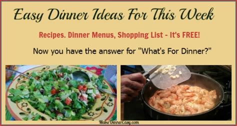 Most make for a balanced meal on their own. Easy Family Dinner Ideas | What To Make For Dinner Tonight
