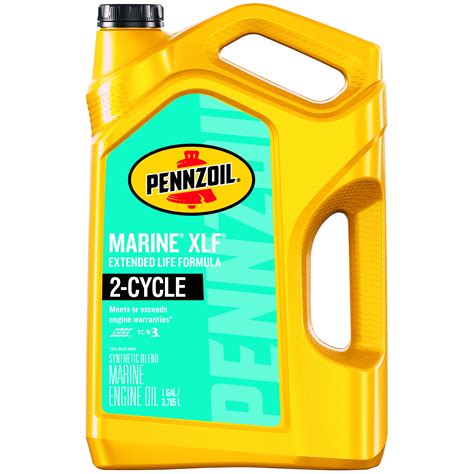 3 Pack Pennzoil Marine Xlf Synthetic Blend Engine Oil 1 Gal