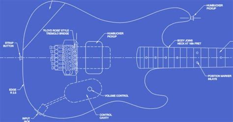 Printable Floyd Rose Routing Template Pdf Uwelenizone